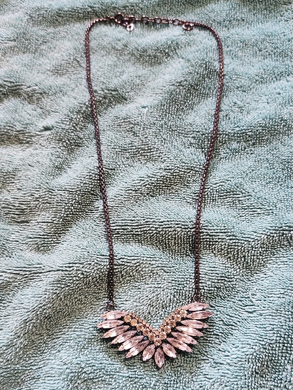 Crystal Marquise Bib Necklace